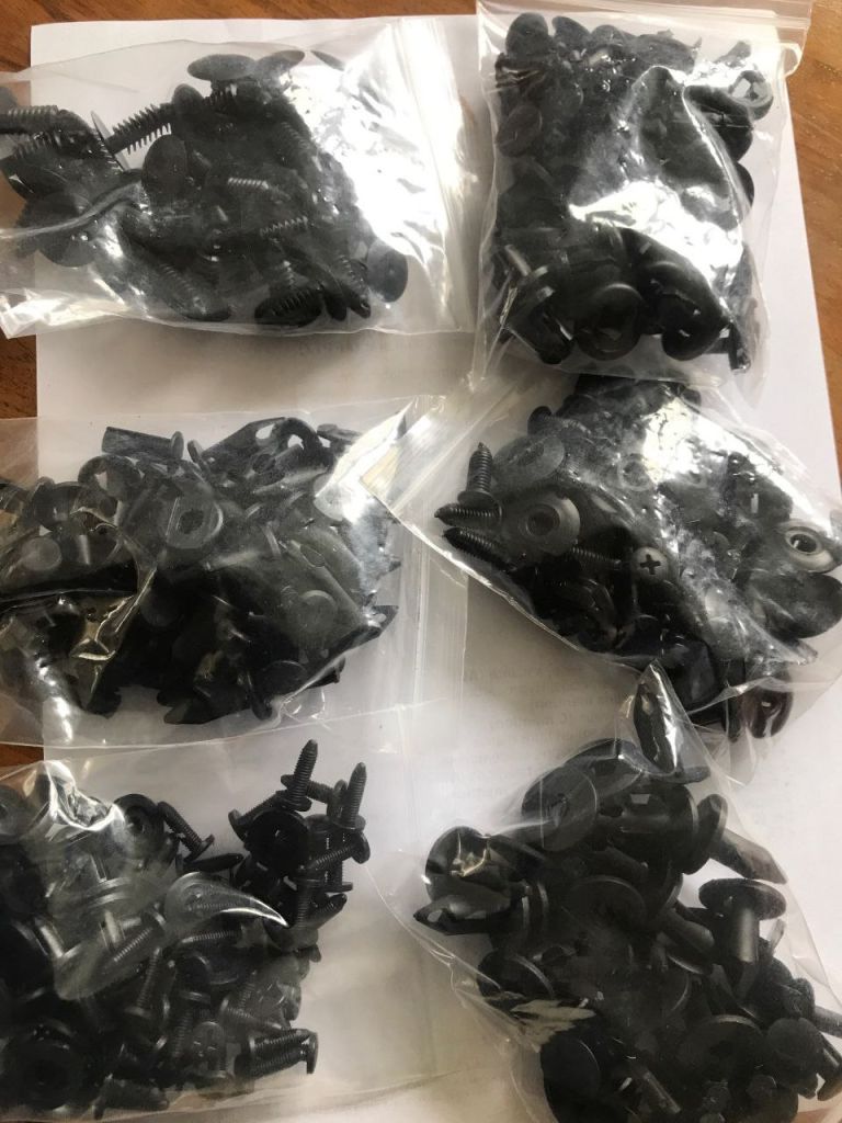 //-190 в 1 !!! - НАБІР АВТОМОБІЛЬНИХ КЛІПС-ФІКСАТОРІВ-ЗАТИСКАЧІВ - 6 видів - // - фото фото фото 2