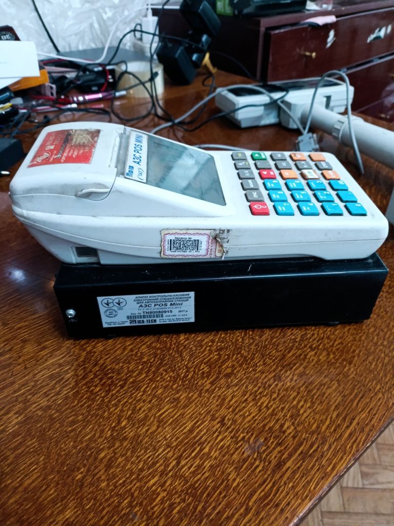 кассовый аппарат АЗС Pos Mini, сканер и индикатор клиента - фото фото фото 3
