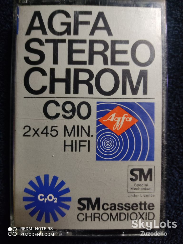S/F Аудио кассета AGFA Stereo- Crom C90 - фото фото фото 0