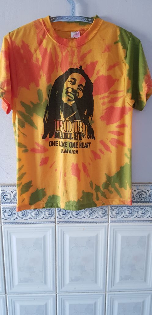 Футболка "Bob Marley"   (100% polyesrer, S, China) - фото фото фото 0