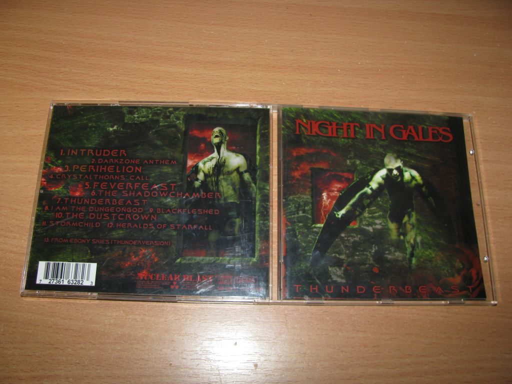 NIGHT IN GALES - Thunderbeast  (1998 Nuclear Blast 1st press) - фото фото фото 0