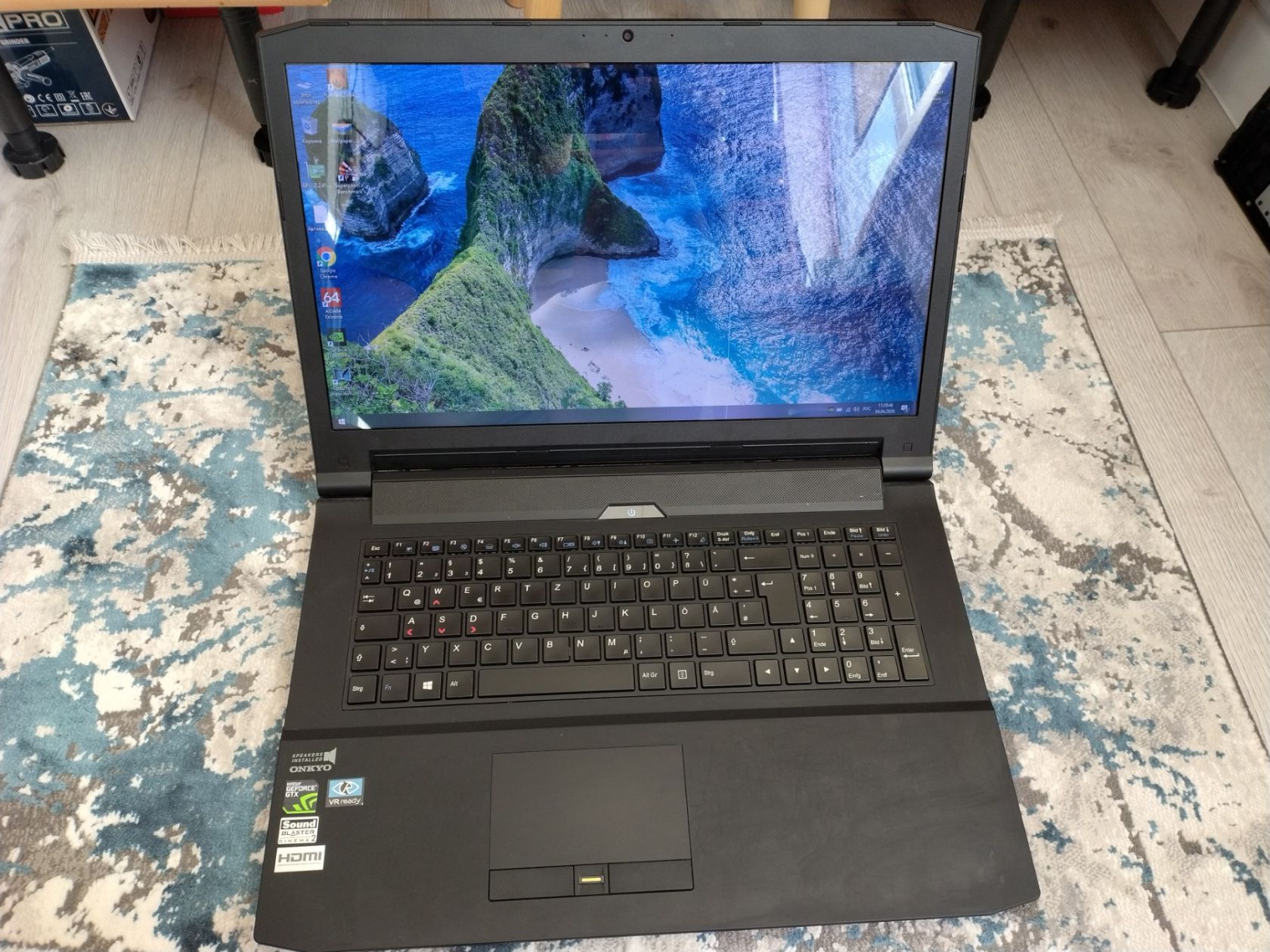 Игровой Clevo N170RD1 i7-6700HQ/GTX 960M/4Gb DDR4/SSD 120Gb17.3" - фото фото фото 0