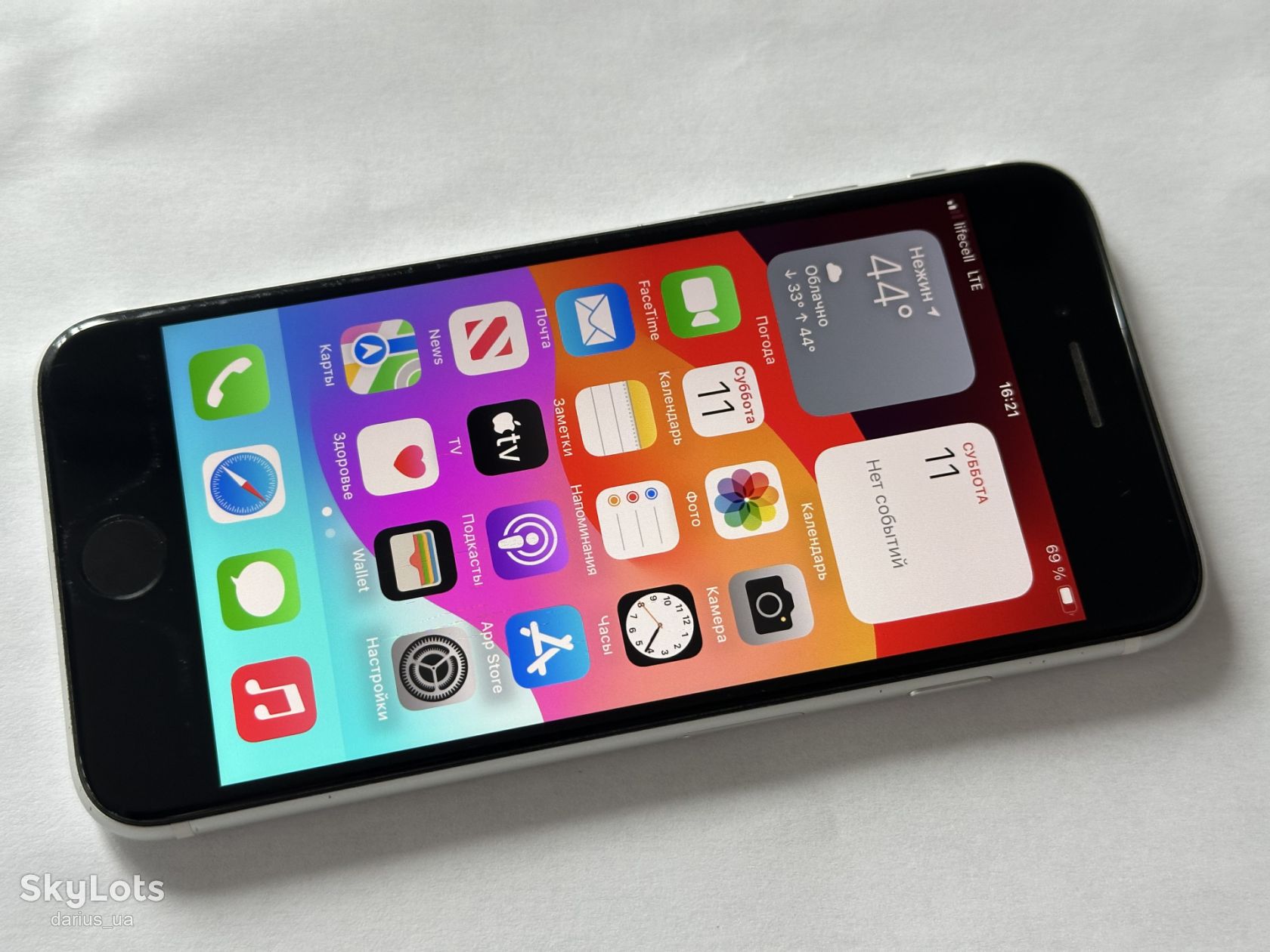 Apple iPhone SE 2 64GB white, акб 75% - фото фото фото 2