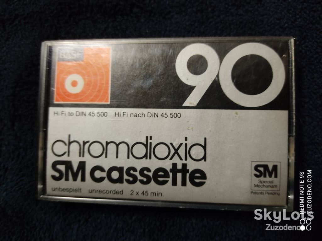 S/F Аудио кассета BASF  Cromdioxid SM cassette 90 - фото фото фото 0