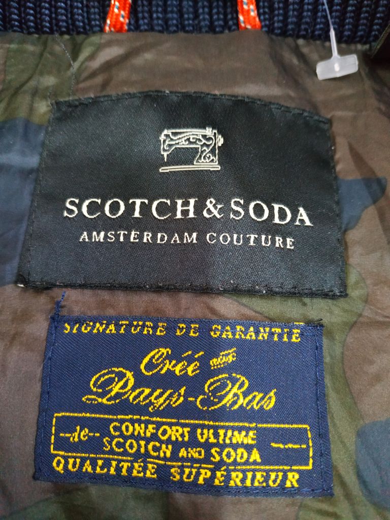 Куртка тепла чоловіча. Пуховик SCOTCH &amp; SODA p-p S - фото фото фото 9