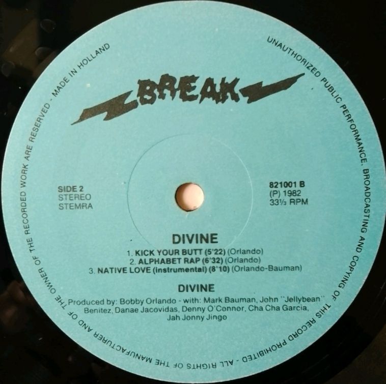 Divine - My First Album - 1982.  (LP). 12. Vinyl. Пластинка. Holland. - фото фото фото 3