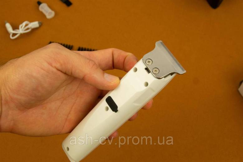 Тример, машинка, для стрижки, волосся, і, бороди, акумуляторна, White - фото фото фото 5