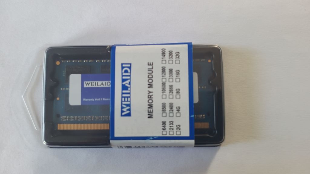 Пам'ять sodimm DDR3 WEILAIDI 4Gb 1066 - фото фото фото 2