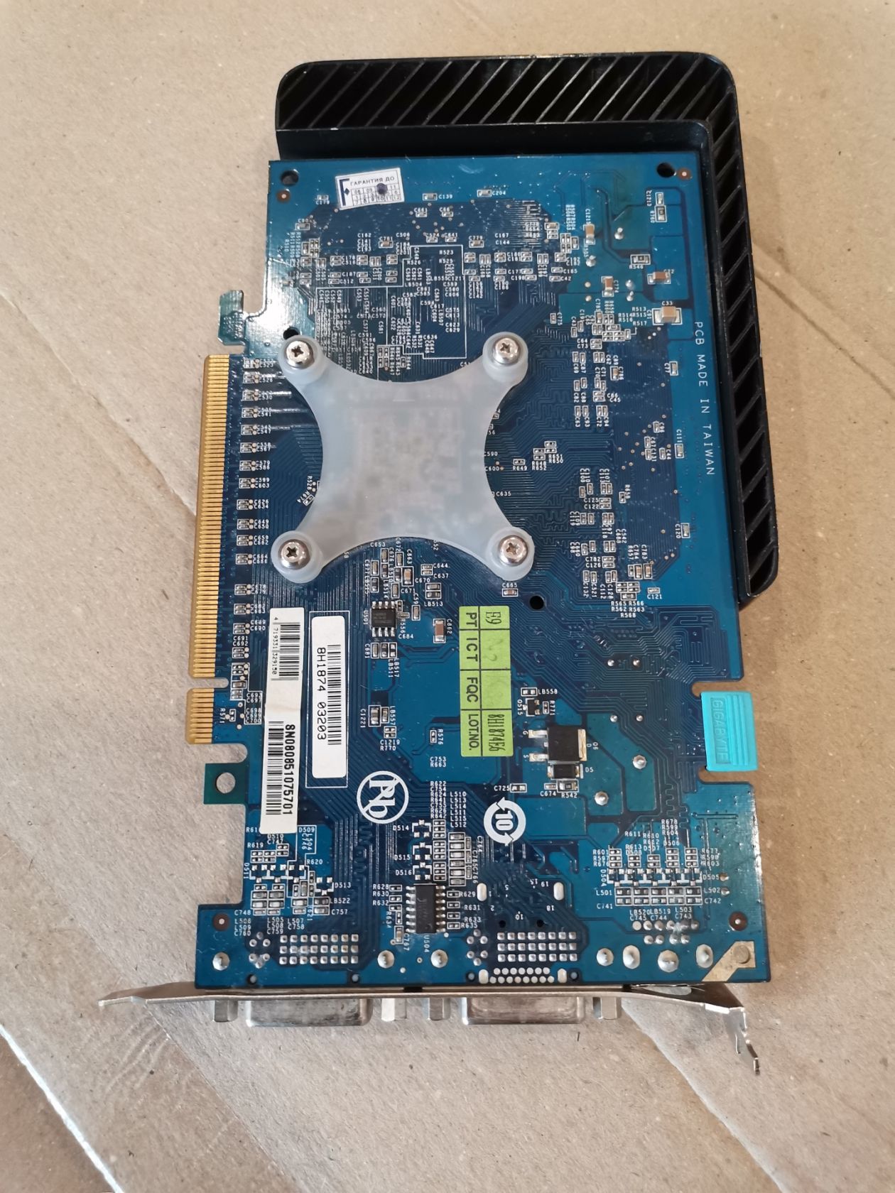 Видеокарта Gigabyte GV-NX86T512H 512mb GDDR2  PCI Express x16 - фото фото фото 6