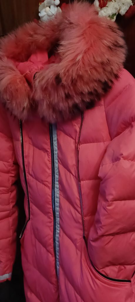 ПУХОВИК MONCLER НАТУР ОПУШКА - фото фото фото 3
