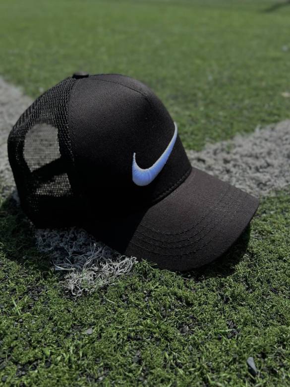 Кепка мужская Nike черная с сеткой - фото фото фото 4