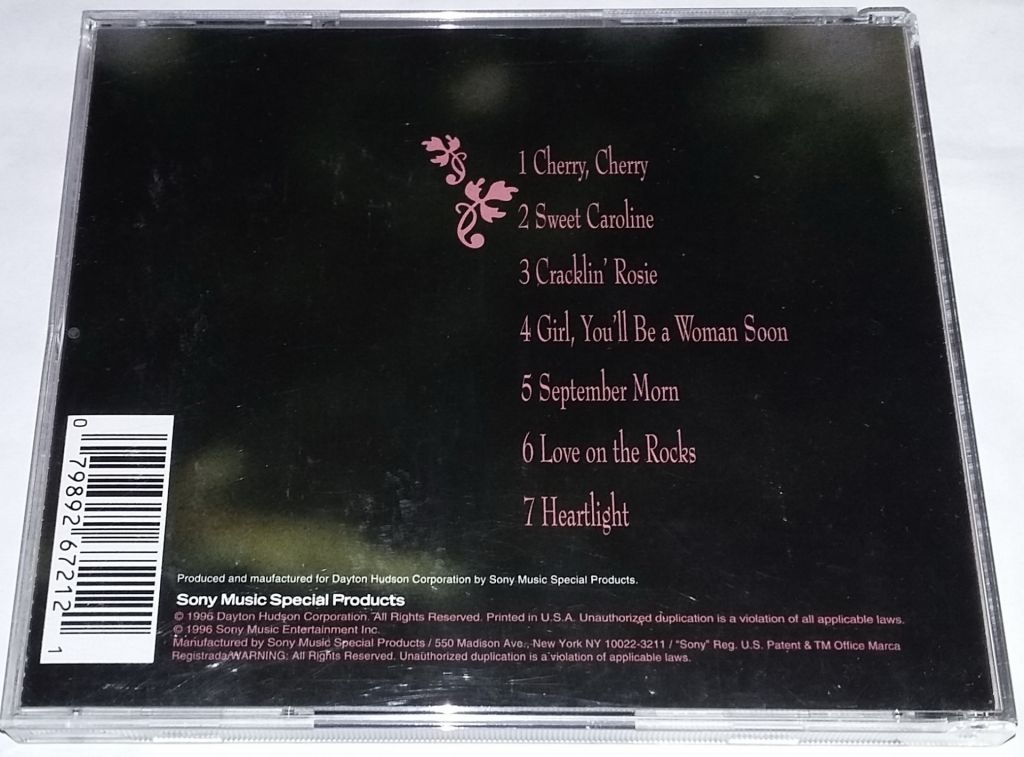 NEIL DIAMOND Songs Of The Heart  CD US - фото фото фото 2
