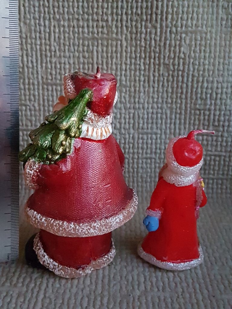 Свеча.  Свечи фигурные, Дед Мороз и Снегурочка - фото фото фото 4