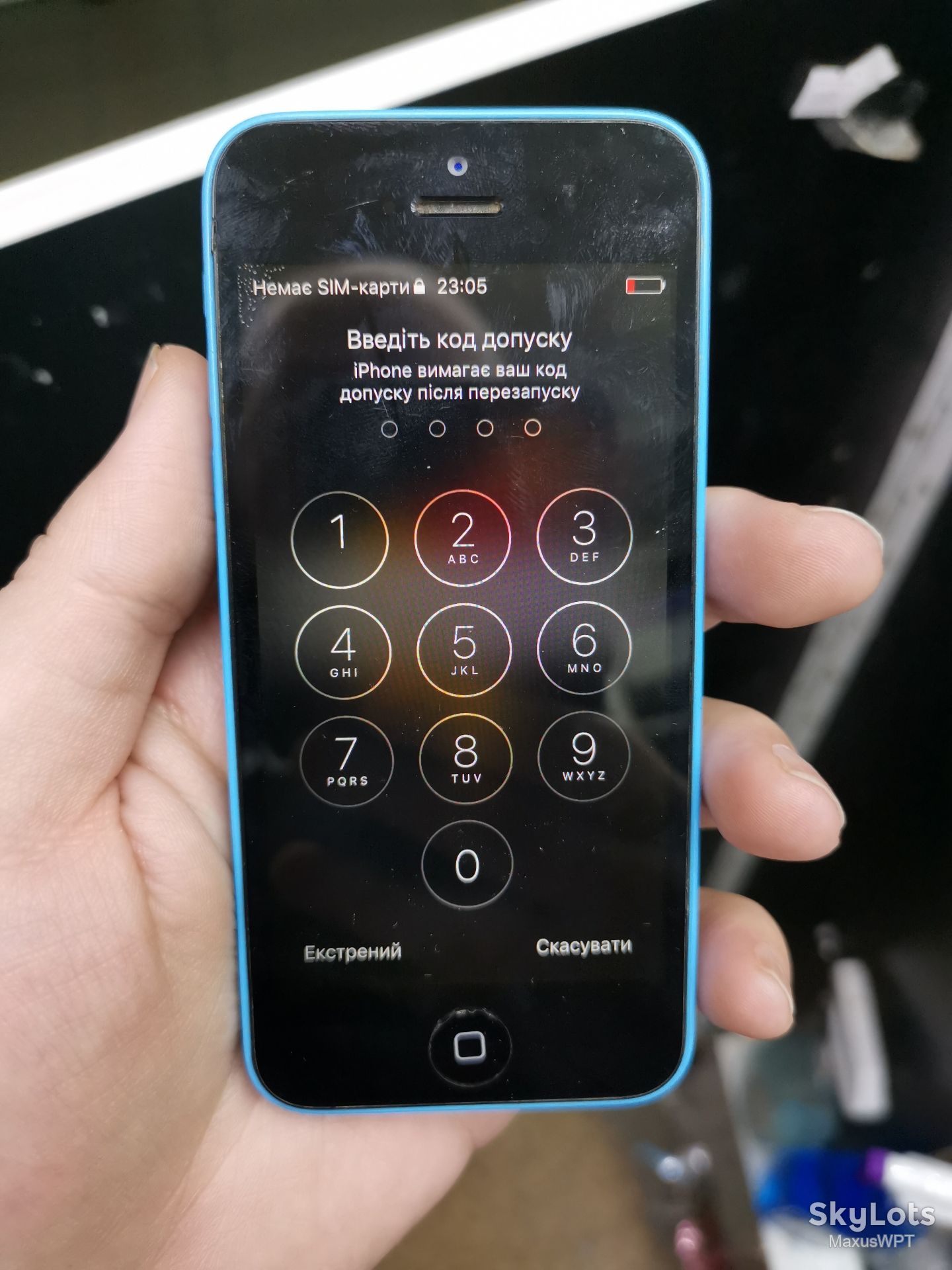 #1471 Sklad iphone 5c blue pass - фото фото фото 1