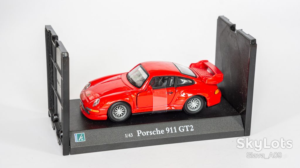 1:43 Porsche 911 993 GT2 1995-98 red, Hongwell - фото фото фото 0