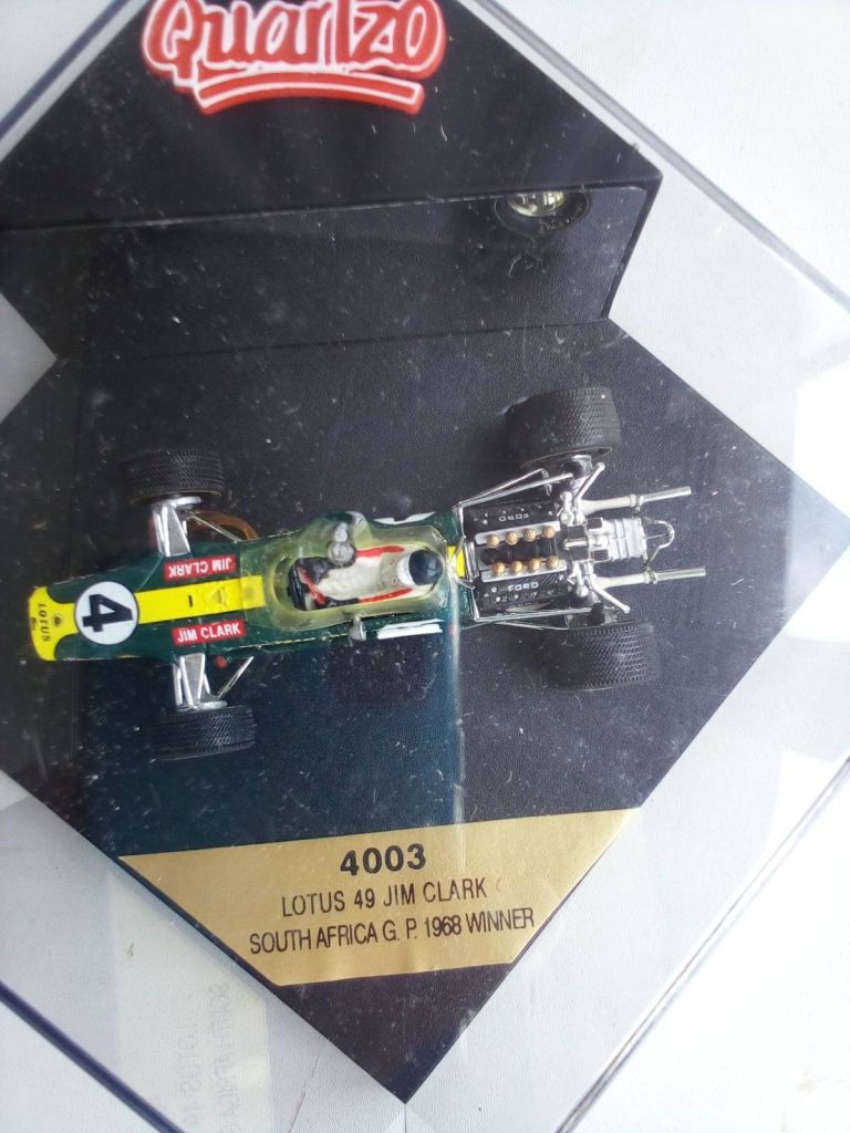 Quartzo F1 LOTUS 49 JIM CLARK SOUTH AFRICA GP 1968 WINNER 1/43 - фото фото фото 0