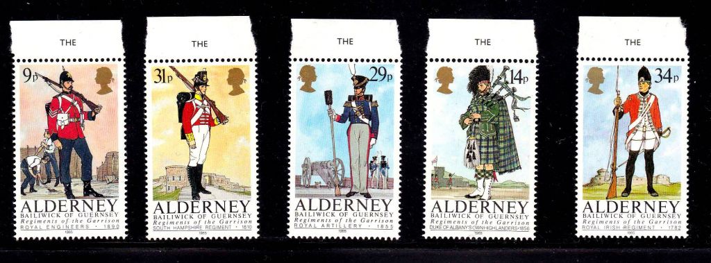 Олдерни / Alderney   1985 г MNH - униформа - фото фото фото 0