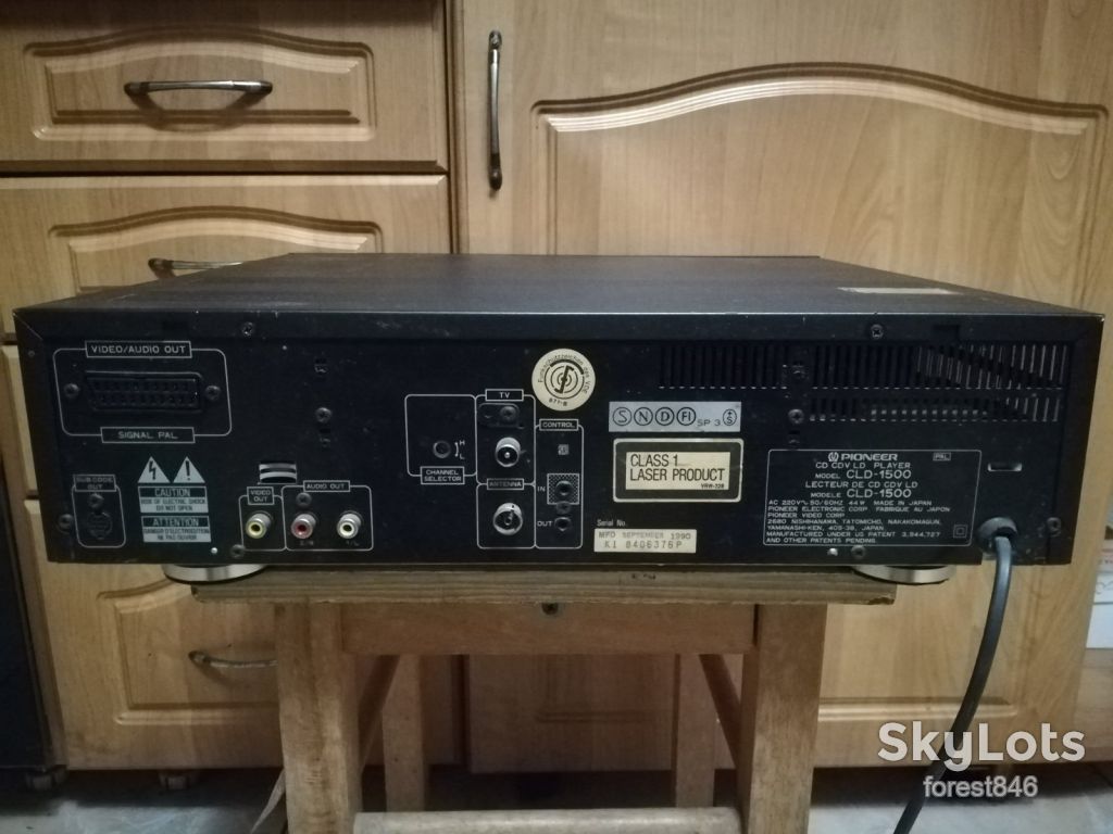 Програвач лазерних дисків Pioneer CLD-1500+відеодиски 3 шт. - фото фото фото 3