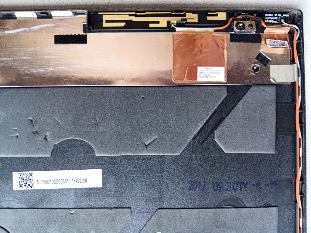 Б/У Кришка матриці без рамки на Lenovo ThinkPad T470 - фото фото фото 5