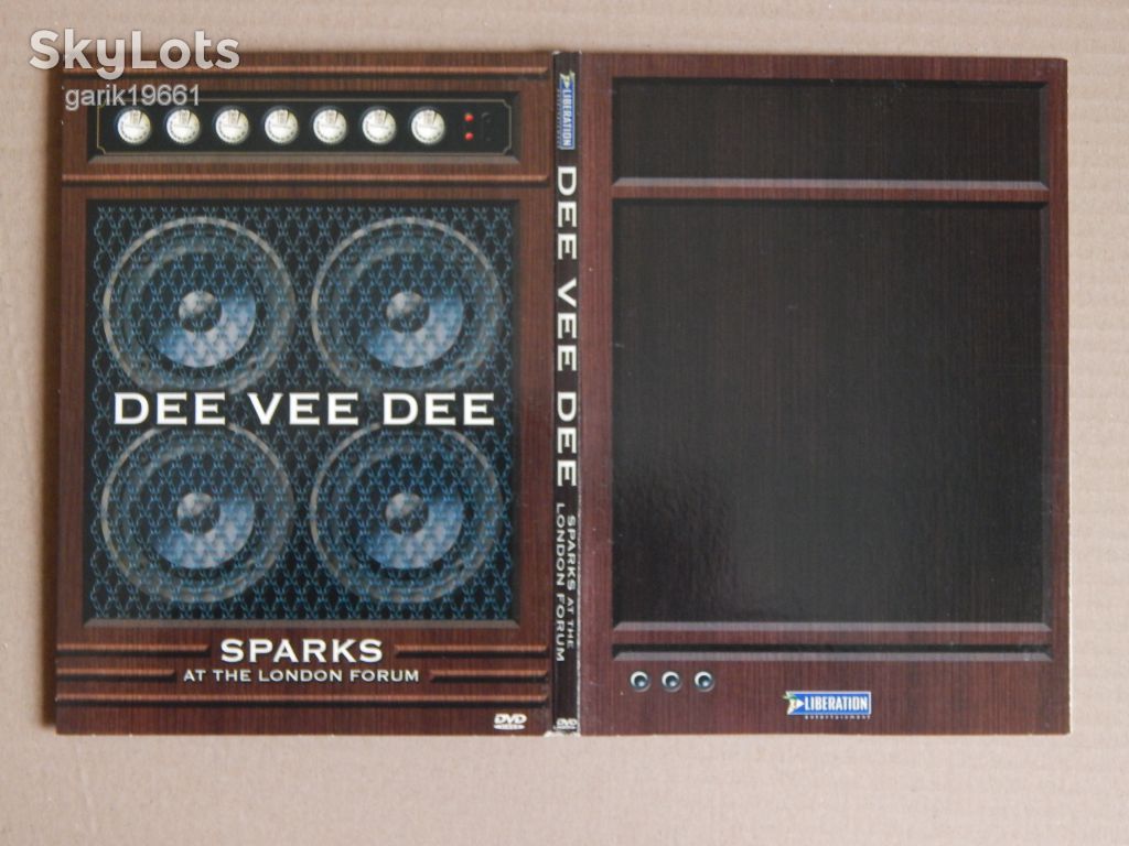 Sparks ‎– Dee Vee Dee (DVD, Unofficial Release, Digipak) - фото фото фото 2