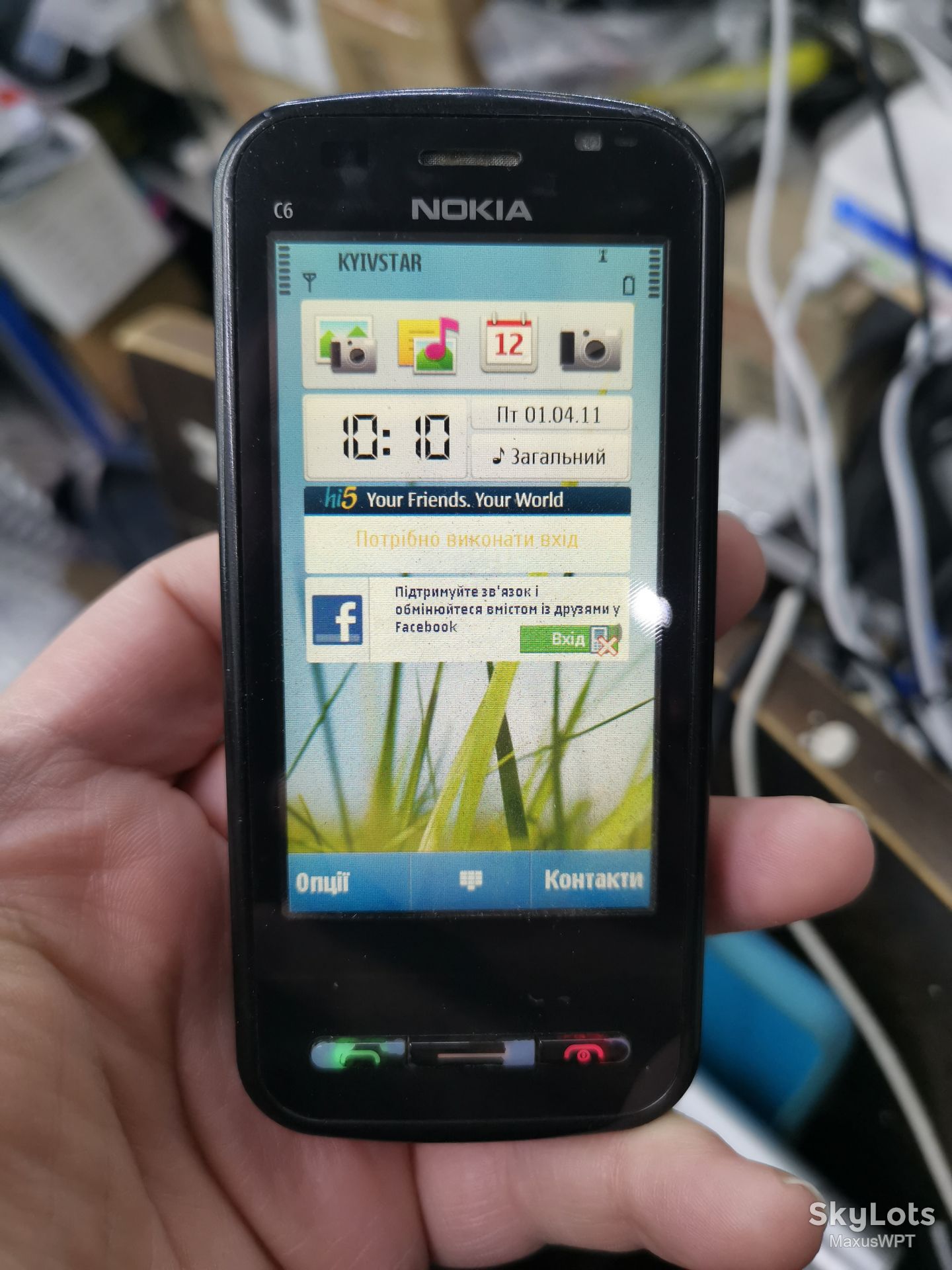 #1453 sklad Nokia C6 c 6 black - фото фото фото 0