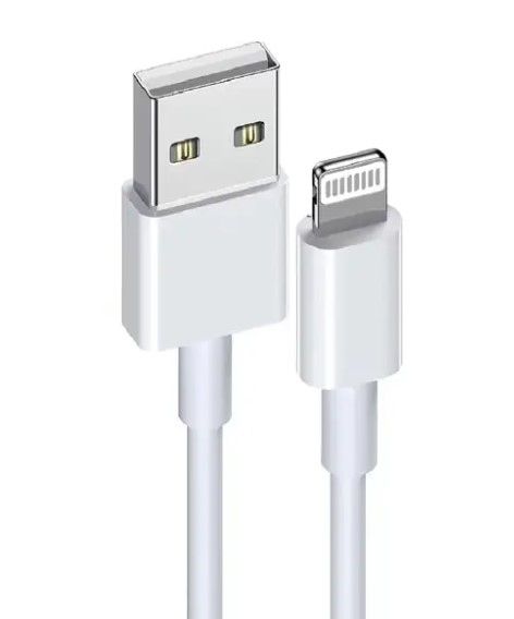 43455 Кабель  Lightning to USB для iPhone/iPad/iPod 1 м   White - фото фото фото 0