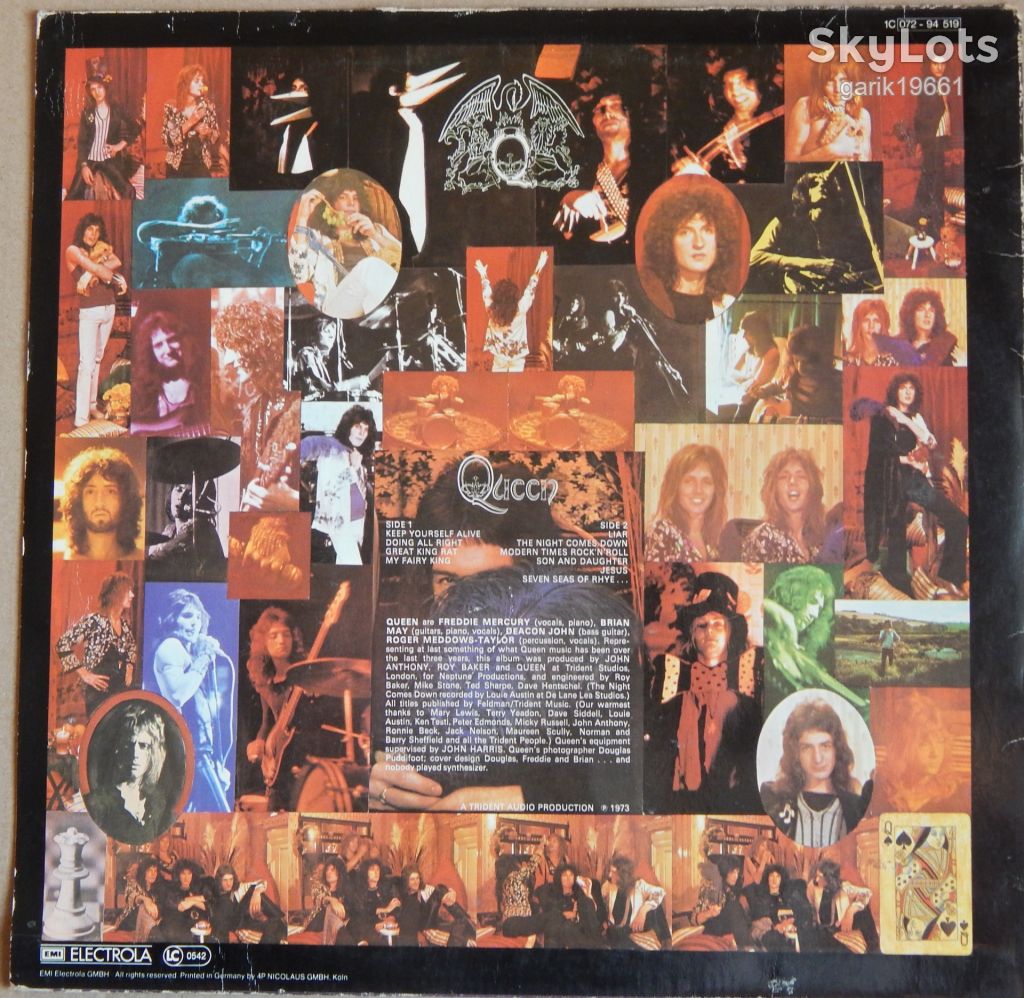 Queen – Queen   (EMI – 1C 072-94 519, Germany) EX/ NM- - фото фото фото 1
