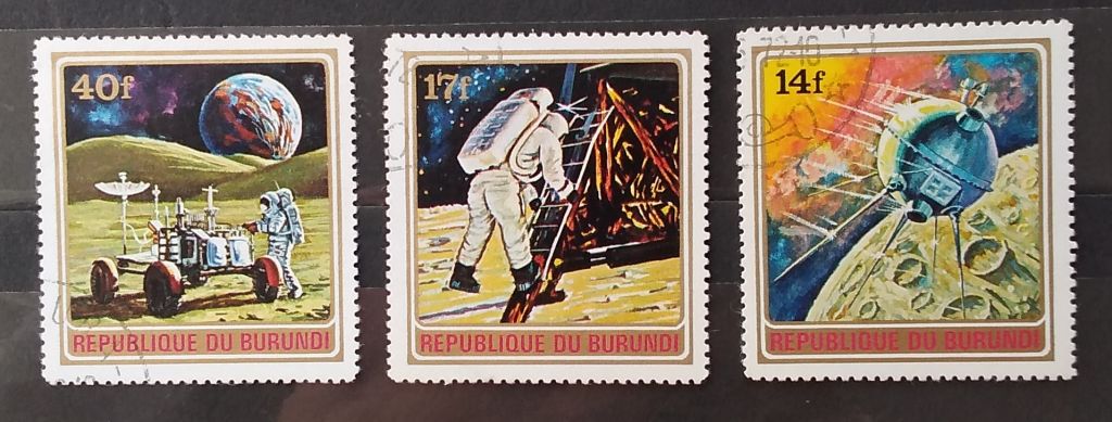 Бурунди 1972 г - Исследование космоса, гаш - фото фото фото 2