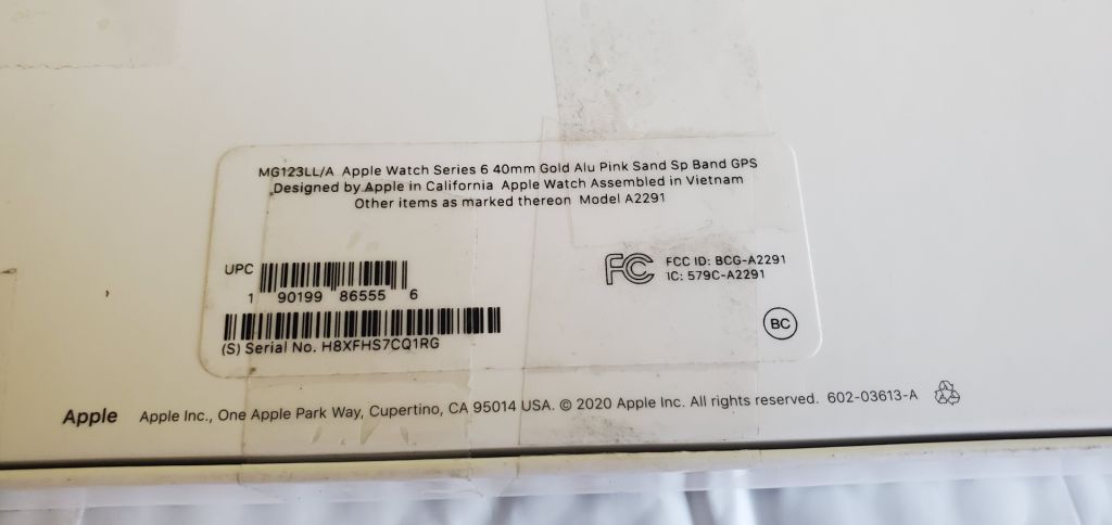 Apple Watch Series 6 40mm Gold, iCloud Locked - фото фото фото 1