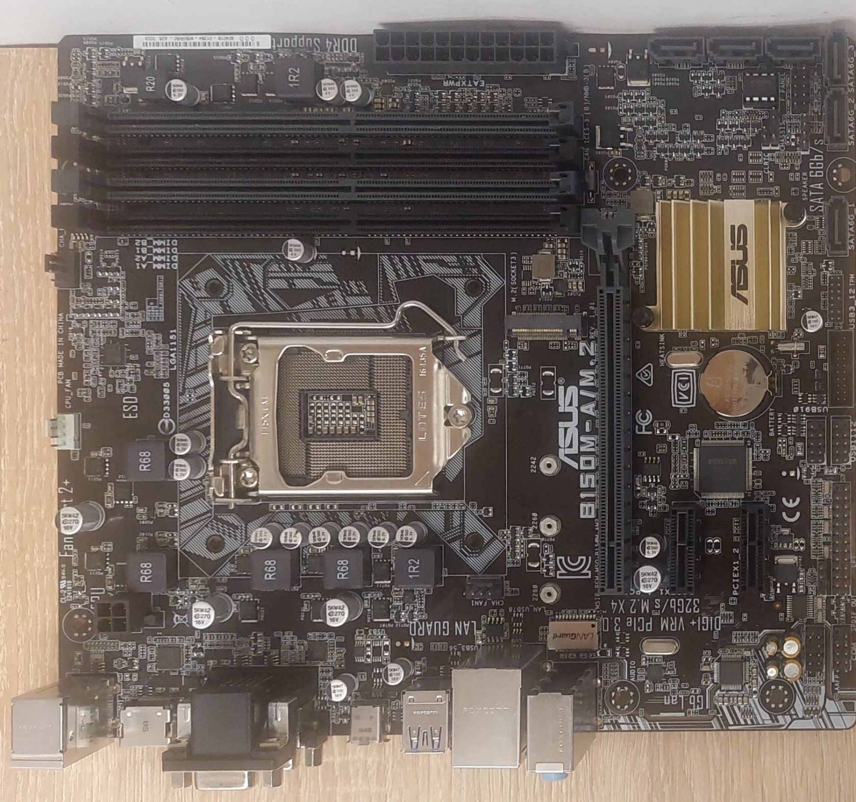 Б/В Материнська плата Asus B150M-A/M.2  Socket 1151/MicroATX/4 x DDR4 - фото фото фото 2
