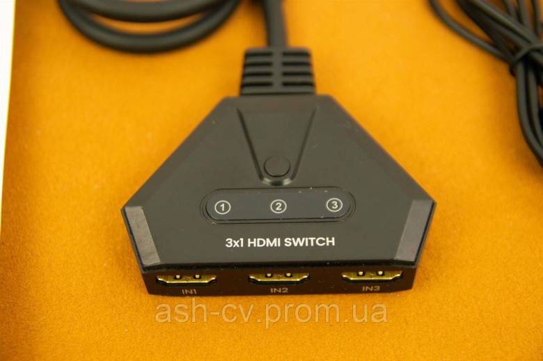 Світч, перемикач, HDMI, 3x1, Switch, VWRHAR, 4K, 4K2301B - фото фото фото 1