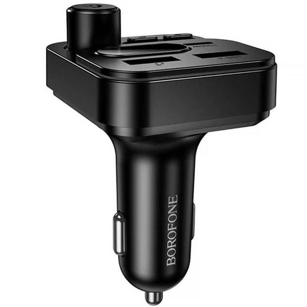 АЗП FM модулятор Borofone BC61 Ocean PD30W+QC3.0 total 45W    (2USB-A/1C) - фото фото фото 1