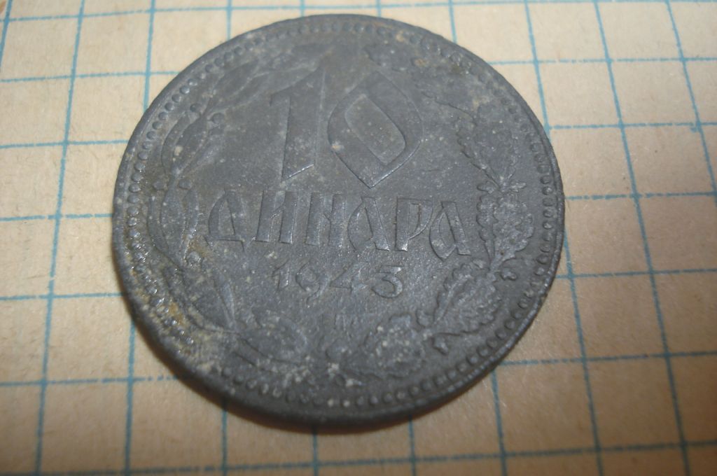 10динара 1943 Сербія - фото фото фото 1