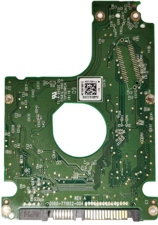 Плата HDD PCB 2060-771852-004 REV A WD WD2500LPVT WD3200LPVT WD5000LPVT - фото фото фото 1