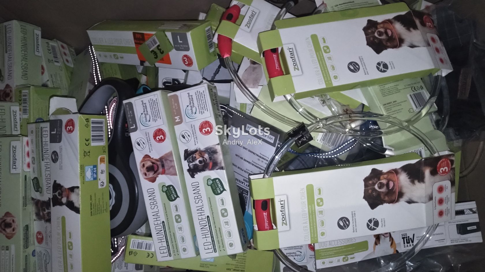 Amazon! Мегалот 6! LED нашийників для собак Zoofari LED-Hundeleuchtband [Німеччина]    (ошейник светящийся) - фото фото фото 4