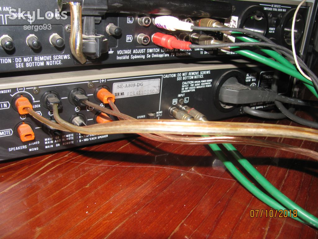 УСИЛИТЕЛЬ TECHNICS SE-A808+ST-K808   2-х блочный - фото фото фото 6