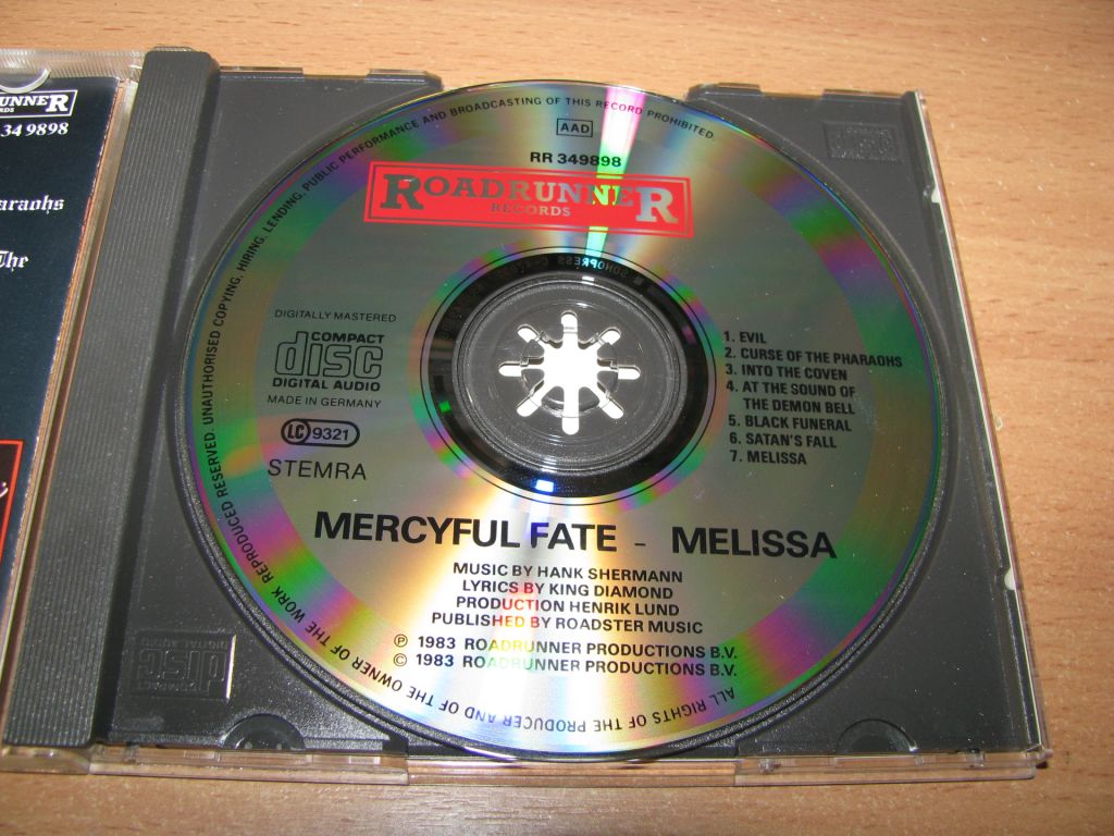 MERCYFUL FATE - Melissa  (1983 Roadrunner 1st press, W.Germany) - фото фото фото 2