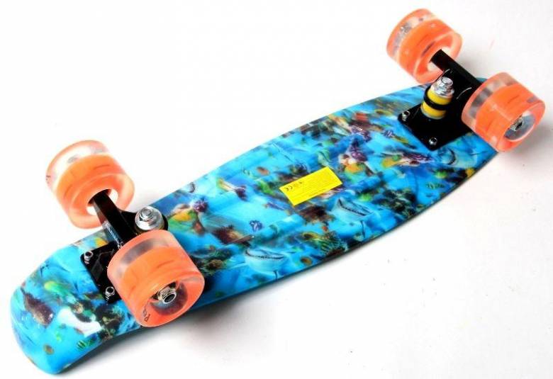 Penny Board "Nemo" Светящиеся колеса. (170319936) - фото фото фото 3