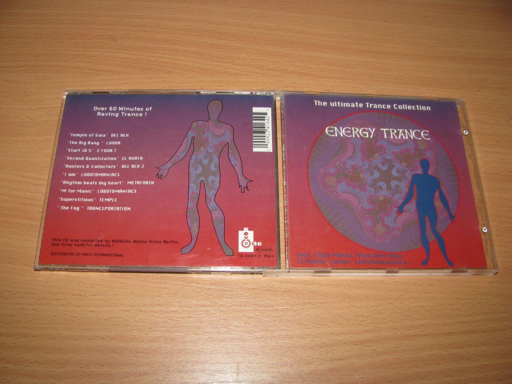 ENERGY TRANCE - The Ultimate Trance Collection   (1993 Key One, Germany) - фото фото фото 0