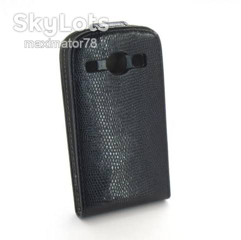 ЧЕХОЛ-КНИЖКА CHIC CASE SAMSUNG i8260 i8262 Core черный - фото фото фото 1