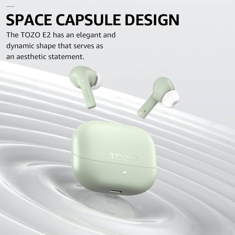 Беспроводные наушники TOZO E2 с 2 микрофонами Bluetooth 5.3 - фото фото фото 1