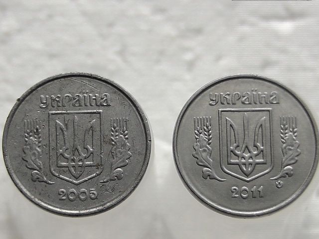 1 копійка 2005, 2011 рік Україна 1ВА  (307) - фото фото фото 1