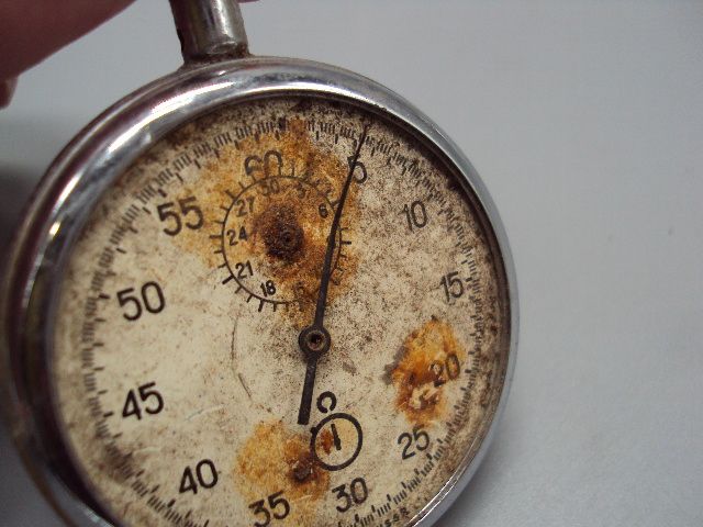 Секундомер карманные часы ссср механизм 4282 не на ходу высота 5,8 см №15869 - фото фото фото 4