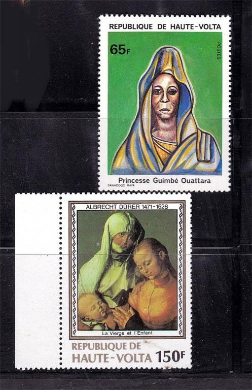 NM Искусство . Верхняя Вольта  1978 г  MNH - - фото фото фото 0