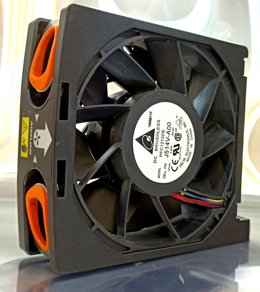 Кулер   (вентилятор) 120*120*38 Delta Electronics Model: PFC1212DE 12V, 4.80A, 4pin код. К150 - фото фото фото 1