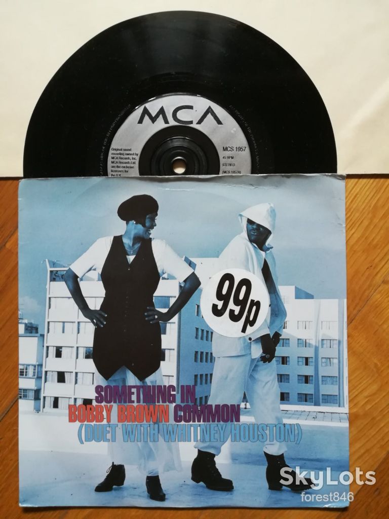 Bobby Brown  (duet with Whitney Houston)-Something in common-Ex.+, 7"-Англія - фото фото фото 0