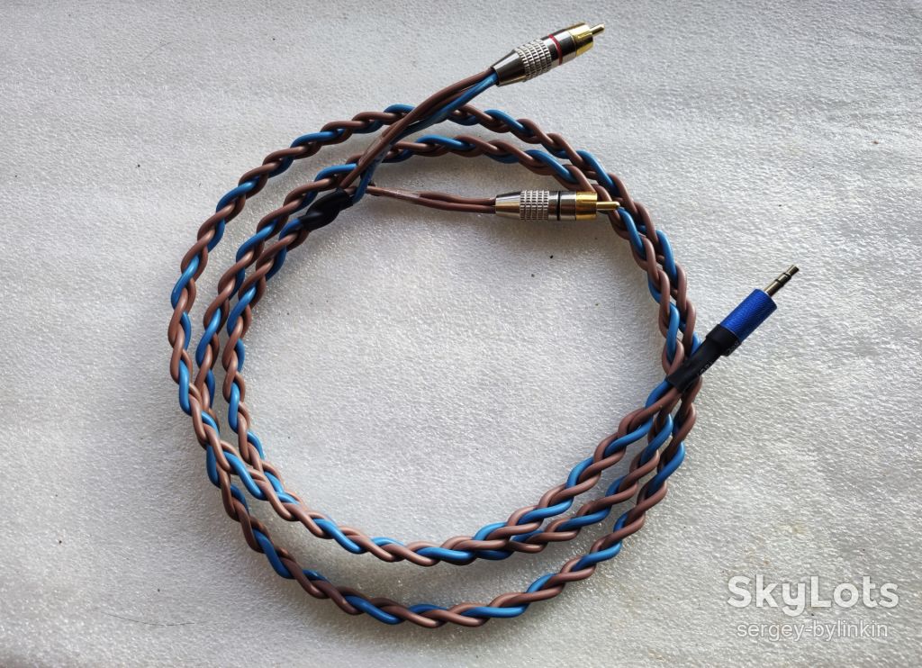 кабель міжблок Hi-Fi 3.5mm to 2xRCA 1.4m - фото фото фото 0