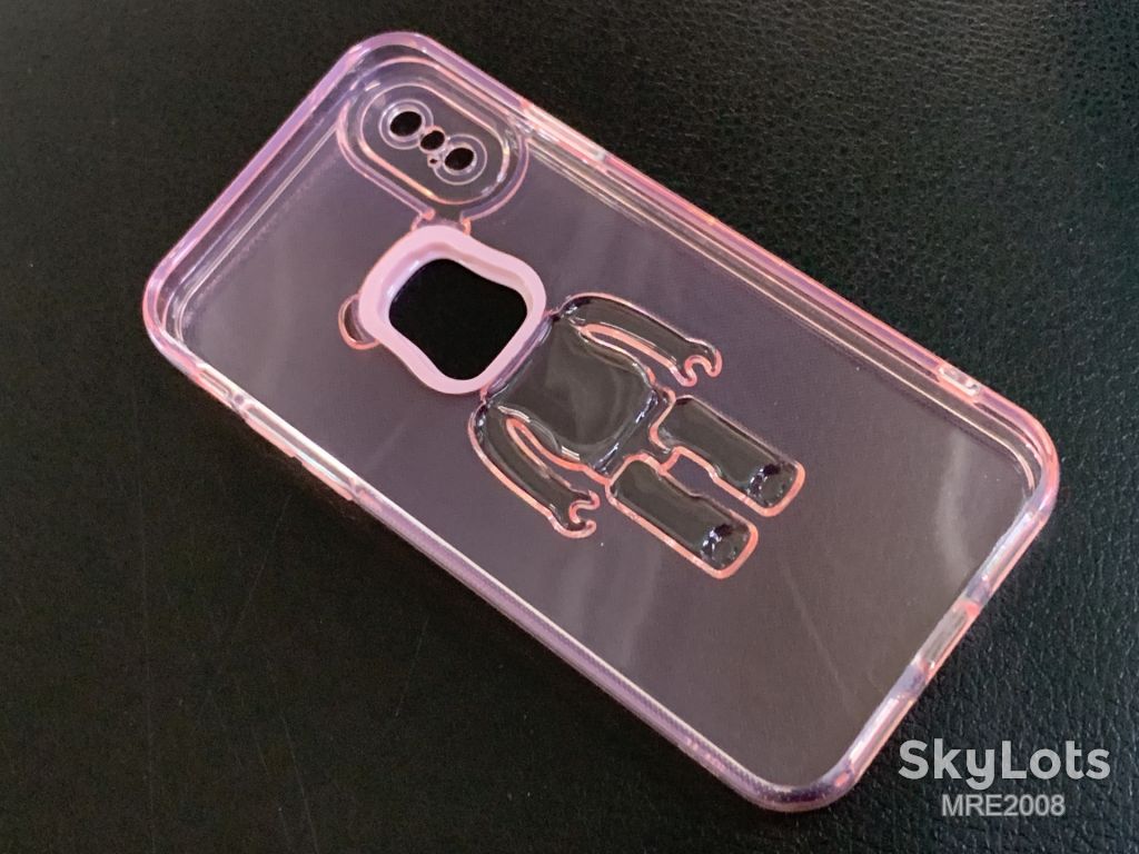 Чохол Bearbrick Kaws для Apple iPhone X / Xs rose - фото фото фото 2