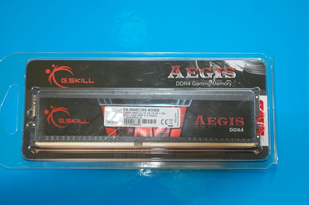Оперативка G.Skill Aegis 8GB DDR4 3000MHz CL16 F4-3000C16 - фото фото фото 2