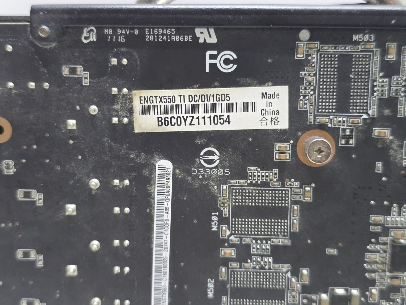 Відеокарта ASUS GeForce GTX 550 Ti 1GB  (1GB,GDDR5,192 Bit,HDMI,PCI-Ex,Б/у) - фото фото фото 4